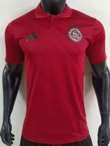 2025  Ajax Red  Player Version  Polo Shirt