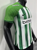 24/25 Atletico Nacional Home  Player Version Soccer Jersey（国民竞技）
