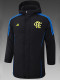 24/25 Flamengo Black Hooded Cotton Coat 黑连帽棉衣