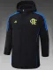24/25 Flamengo Black Hooded Cotton Coat 黑连帽棉衣