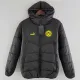 24/25 Dortmund Black Hooded Cotton Coat连帽棉衣
