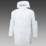 24/25 G228 White Hooded Cotton Coat