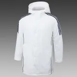 24/25 G228 White Hooded Cotton Coat
