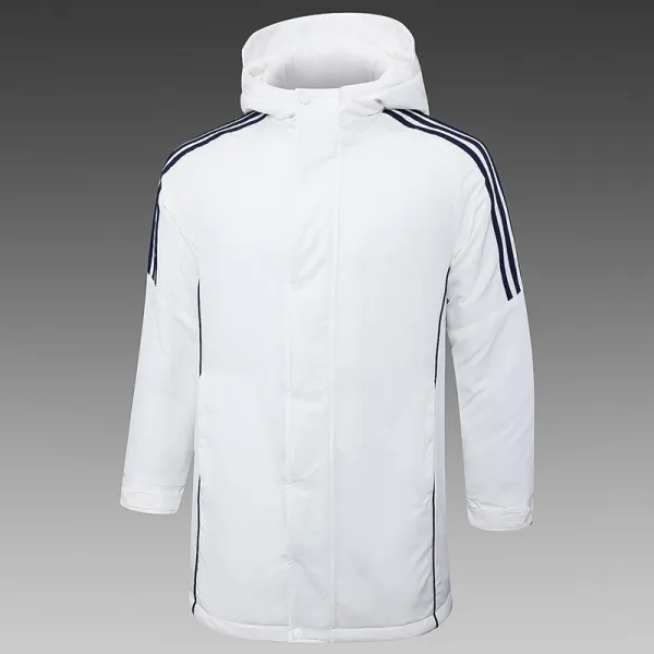 24/25 G228 White Hooded Cotton Coat