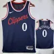 24/25 Clippers WESTBROOK #0 Navy Blue Away Top Quality Hot Pressing NBA Jersey