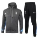 24/25 TOT Grey Hooded  Tracksuit(Add Fluff)  (连帽加绒F604)