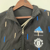 22/23 Man Utd Black Double Sided Windbreaker (双面风衣)