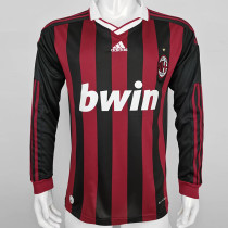 2009/2010 ACM Home Long Sleeve Retro Soccer Jersey (长袖)