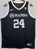 2023 LAKERS BRYANT #24 Black MAMBA Top Quality Hot Pressing NBA Jersey