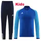 24/25 AB05  Blue kids Half Pull Tracksuit(童装、半拉）