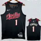 23/24 Trail Blazers SIMMONS #1 Black City Edition Top Quality Hot Pressing NBA Jersey