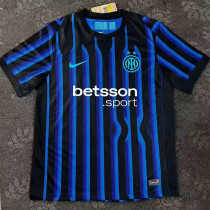 25/26  INT Blue Special Edition  Fans Soccer Jersey(广告版）