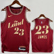 23/24 Cleveland Cavaliers JAMES #23 Red City Edition Top Quality Hot Pressing NBA Jersey