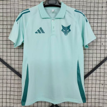 25/26 Cruzeiro Light Green Polo Training shirts（翻领）