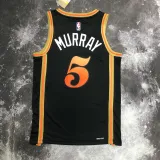 22/23 HAWKS MURRAY #5 Black City Edition Top Quality Hot Pressing NBA Jersey