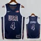 2024 Olympic Game USA CURRY # 4 Blue Basketball Jersey
