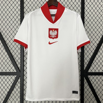 2024 Poland Home  Fans Soccer Jersey