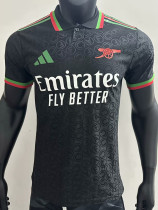 25/26 ARS Letter Pattern Black Edition Player Version Soccer Jersey