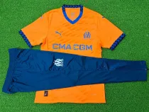 24/25 Marseille Third Player Version Soccer Jersey（Lake Blue pants）湖蓝裤