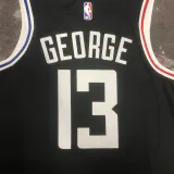 22/23 Clippers GEORGE #13 Black City Edition Top Quality Hot Pressing NBA Jersey