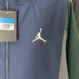 2024 New Jordon Grey Blue  Windbreaker(蓝灰、连帽）
