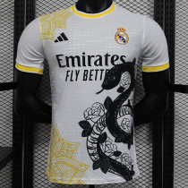 24/25 RMA Whit Snake Image Special Edition Player Version Soccer Jersey