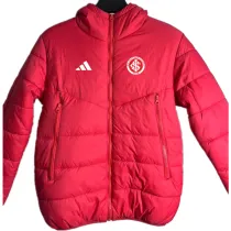 24/25  Internacional  Red Hooded Cotton Coat 连帽棉衣