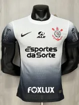 24/25 Corinthians Home Player Version Soccer Jersey(Print all sponsors/全广告）
