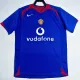 2005/2006 Man Utd Away Blue Retro Soccer Jersey 7 号