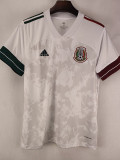 2020 Mexico Away White Retro Soccer Jersey