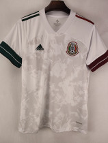 2020 Mexico Away White Retro Soccer Jersey