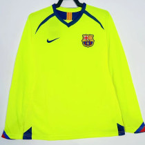 2005/2006 BAR Away Yellow Long Sleeve Retro Soccer Jersey (长袖)