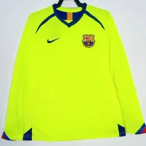 2005/2006 BAR Away Yellow Long Sleeve Retro Soccer Jersey (长袖)