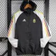24/25 Argentina Black & White Hooded Windbreaker(白袖）