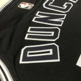 22/23 SA Spurs DUNCAN #21 Black Top Quality Hot Pressing NBA Jersey (Retro Logo)