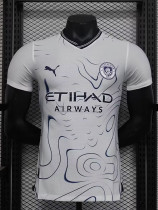 24/25 Man City White Special Edition Player Version Soccer Jersey