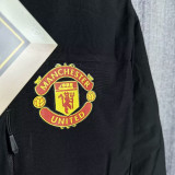24/25 Man Utd Black Hooded Windbreaker(Y012冲锋衣）