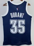 2015/2016 OKC DURANT #35 Royal Blue Retro Top Quality Hot Pressing NBA Jersey
