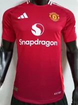 24/25 Man Utd  Home Player Version Soccer Jersey