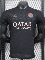 24/25 PSG Black Jordon Steel Pattern  Player Version Soccer Jersey