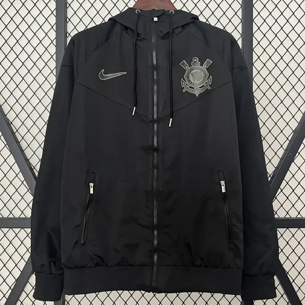 24/25 Corinthians Black Windbreaker