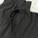 24/25 JOR Black Cotton shorts(003、前小英文标、全棉)