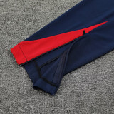24/25  PSG Royal blue Kids Half Pull Tracksuit  (童装、半拉链)