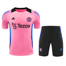 24/25 Man Utd Pink Training Short Suit