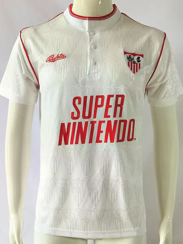 1991/1992 Sevilla Home  Retro Soccer Jersey