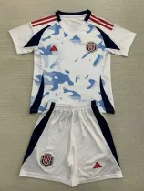 24/25  Costa Rica Away Kids Soccer Jersey