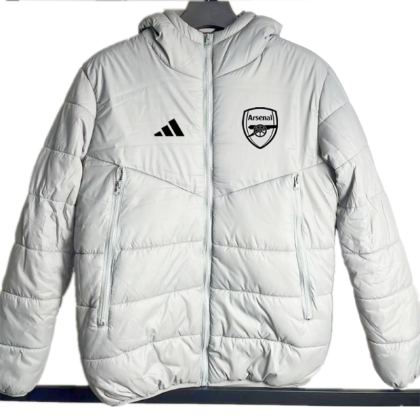 24/25 ARS Grey Hooded Cotton Coat 连帽棉衣