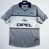 2000/2001 PSG  Away  Retro  Soccer Jersey