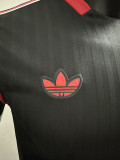 2025 Man Utd leisure Black Special Edition Player Version Soccer Jersey
