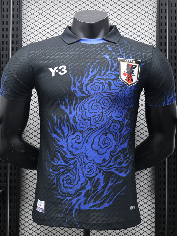 24/25 Japan Black Blue（Y-3)  Player Version Soccer Jersey